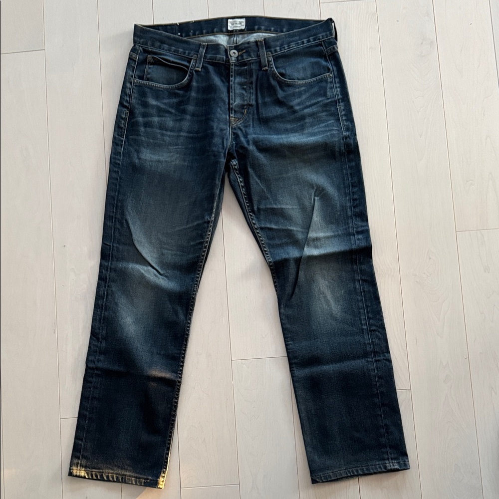 Hudson Jeans Men's Dark Blue Straight Jeans